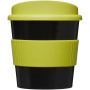 Americano® Primo 250 ml tumbler with grip - Solid black/Lime