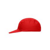 MB003 3 Panel Promo Cap signaal-rood one size
