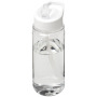 H2O Active® Octave Tritan™ 600 ml sportfles met fliptuitdeksel - Transparant/Wit