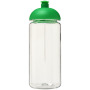H2O Active® Octave Tritan™ 600 ml bidon met koepeldeksel - Transparant/Groen