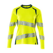 hi-vis geel/donkerpetrol