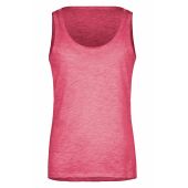 Ladies' Slub-Top - chili - XXL