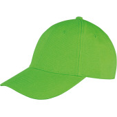 Memphis Brushed Cotton Low Profile Cap Lime One Size