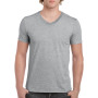 Gildan T-shirt V-Neck SoftStyle SS for him cg7 sport grey XXL
