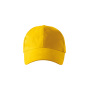 6P Cap unisex yellow adjustable
