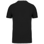 T-shirt ronde hals korte mouwen Black 4XL