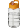 H2O Active® Bop 500 ml sportfles met tuitdeksel - Transparant/Oranje