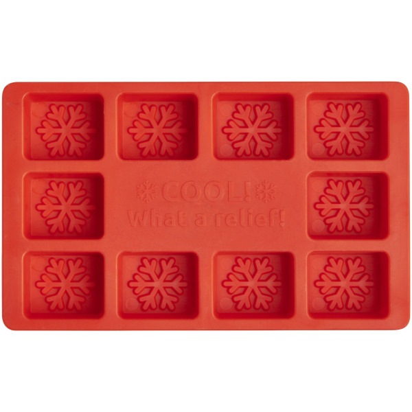 Chill customisable ice cube tray - Red