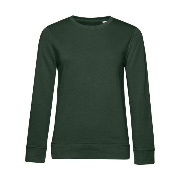 Organic Crew Neck /women French Terry - Forest Green - XS