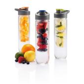 Waterfles met infuser, oranje