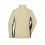 Ladies' Workwear Fleece Jacket - STRONG - - stone/black - 3XL