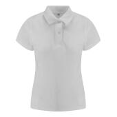 AWDis Ladies Stretch Piqué Polo Shirt, White, L, Just Polos
