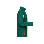 Workwear Softshell Jacket - COLOR - - dark-green/orange - 5XL