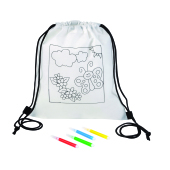 Eenvoudig rugtasje om te kleuren COLOURFUL HOBBY Eenvoudig rugtasje om te kleuren COLOURFUL HOBBY