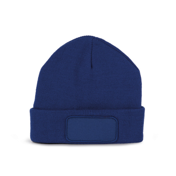 Muts met patch en Thinsulate-voering Royal Blue One Size