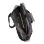 Duo colour RPET 15.6" RFID laptop bag PVC free, grey