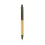 Write responsible recycled paper barrel pen, green