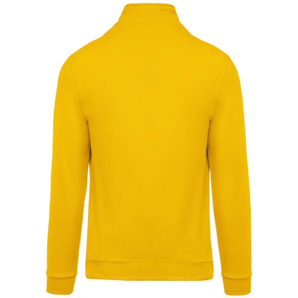Sweater met ritskraag Yellow M