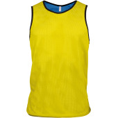 Omkeerbaar Trainingshesje Fluo yellow/ Sporty royal blue L/XL