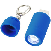 Avior nyckelring med laddningsbar USB-lampa - Ljusblå