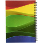 Wire-o A4 hardcover notitieboek - Wit/Zwart