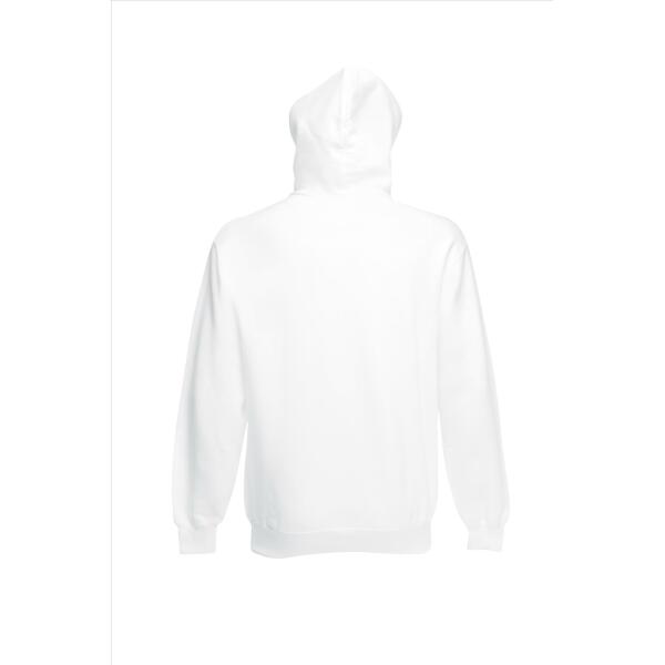 FOTL Classic Hooded Sweat Jacket, White, XXL