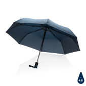 21" Impact AWARE™ RPET 190T mini paraply, automatisk åbning, marine blå