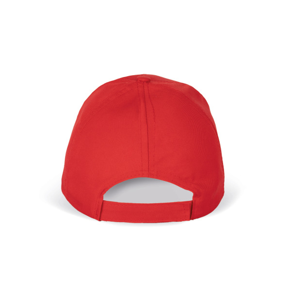 Polyester-Sportkappe mit 6 Panels Red One Size