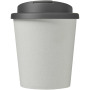 Americano® Espresso Eco 250 ml gerecyclede beker met knoeibestendig deksel - Wit/Grijs