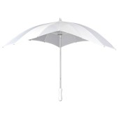 Falcone - Hartvormige paraplu registered design - Handopening - Windproof - 110cm - Wit