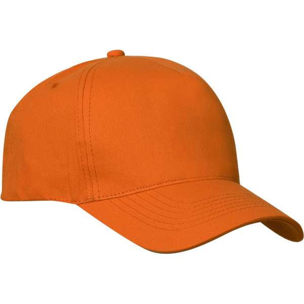 Clique Texas cap met velcro sluiting diep oranje