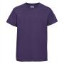 RUS Children's Classic T-shirt, Purple, 9-10jr