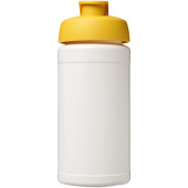 Baseline® Plus 500 ml drikkeflaske med fliplåg - Hvid/Gul