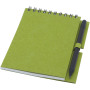 Luciano Eco wire notebook with pencil - small - Green