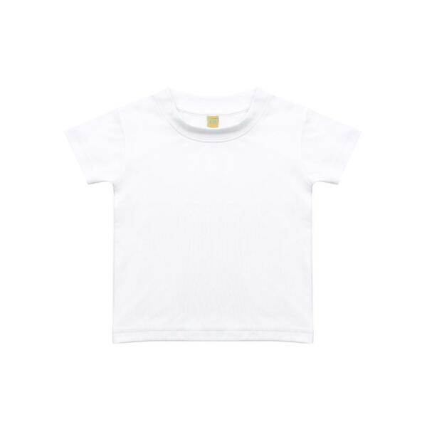 Baby/Toddler T-Shirt, Sublimation White, 0-6, Larkwood