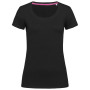 Stedman T-shirt Crewneck Claire SS for her black opal XL