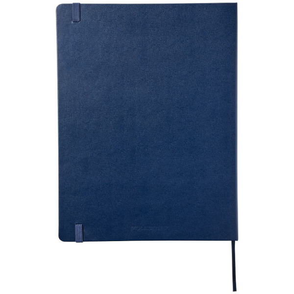 Moleskine Classic XL hardcover notitieboek - gelinieerd - Saffier blauw