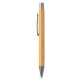 Slim design bamboe pen, bruin