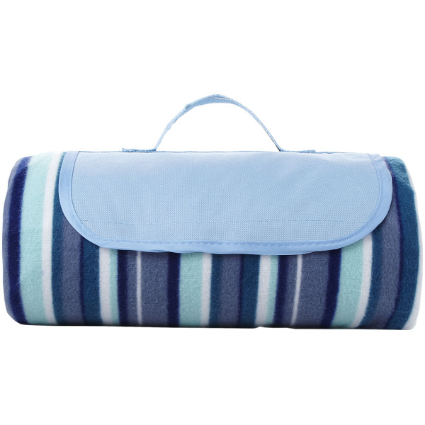 Riviera waterdicht picknickkleed - Wit/Blauw