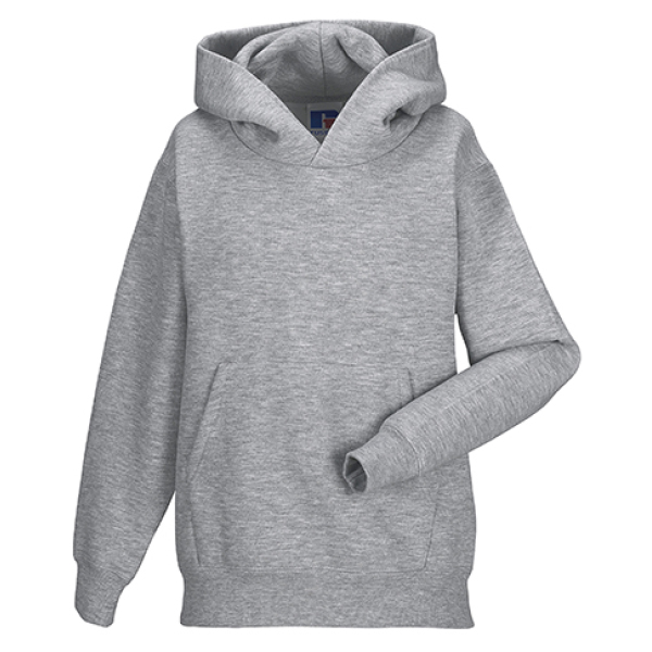 Children´s Hooded Sweatshirt - Light Oxford - L (128/7-8)