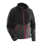 Jobman 5162 Flex jacket zwart/rood s