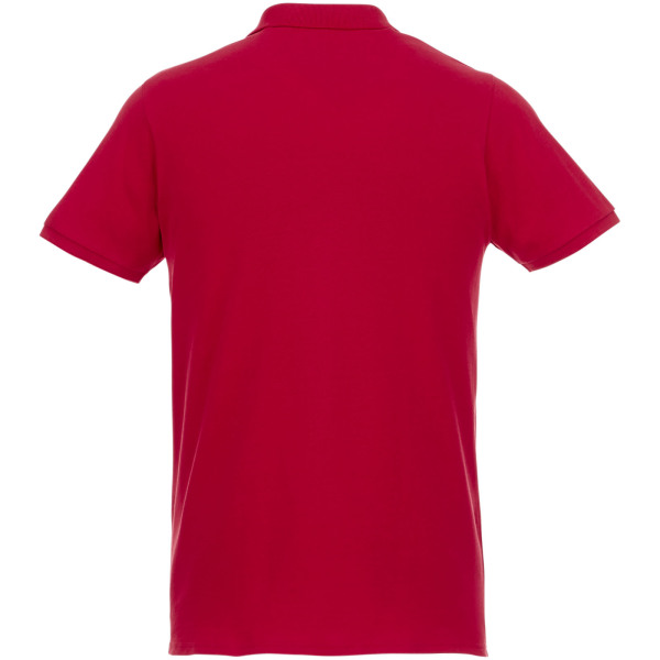 Beryl short sleeve men's GOTS organic recycled polo - Red - XS