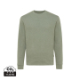 Iqoniq Denali gerecycled katoen sweater ongeverfd, heather green (XL)