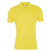 AWDis Cool Smooth Polo Shirt, Sun Yellow, 3XL, Just Cool