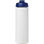 Baseline® Plus 750 ml flip lid sport bottle - White/Blue