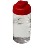 H2O Active® Bop 500 ml sportfles met flipcapdeksel - Transparant/Rood