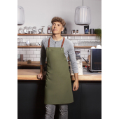 LS 37 Bib Apron Green-Generation , from Sustainable Material , Recycled Polyester - moss green - Stck