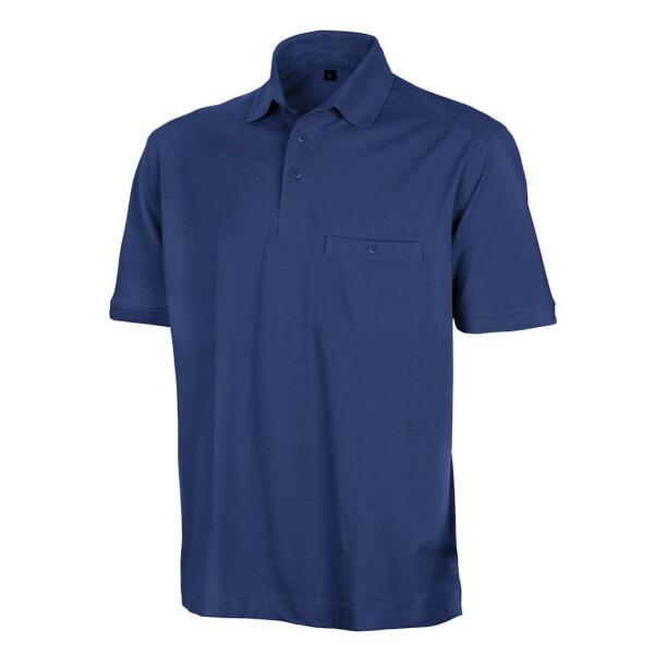Apex Pocket Piqué Polo Shirt, Royal Blue, 5XL, Result Work-Guard
