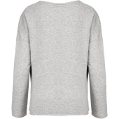 Damessweater “Loose fit” Light grey heather S/M