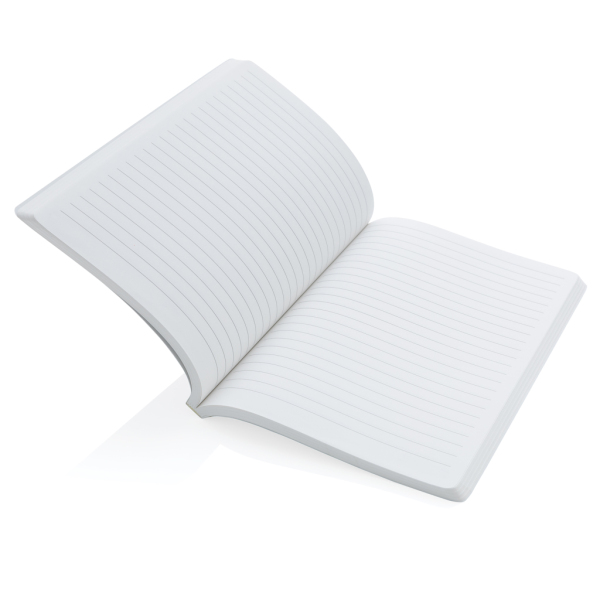 Impact softcover steenpapier notitieboek A5, antraciet